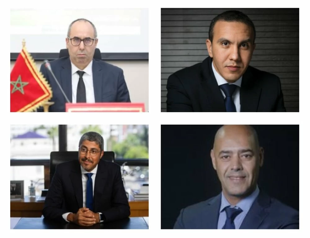 Mustapha Farès, Tarik Hammane, Adil El Fakir et Mohammed Cherkaoui Eddeqaqi.