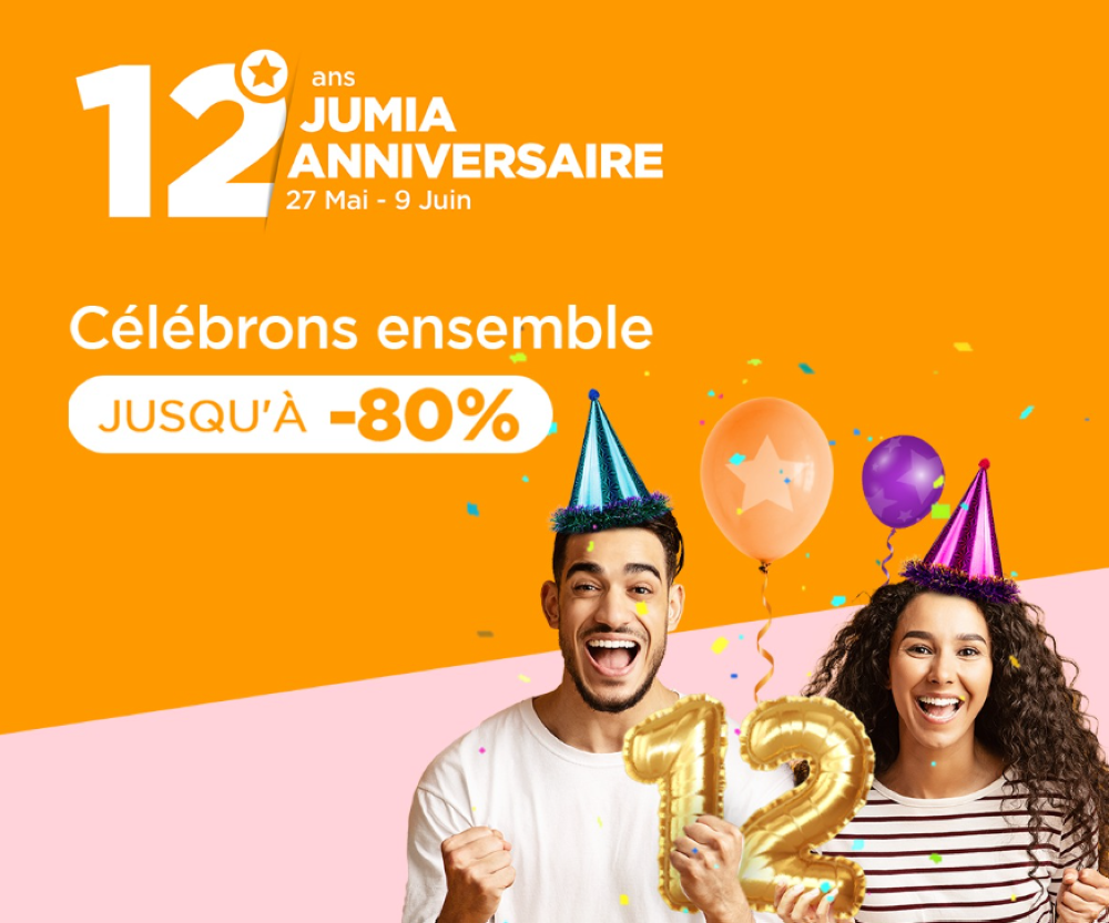 Jumia lance des promotions pour marquer son 12e anniversaire