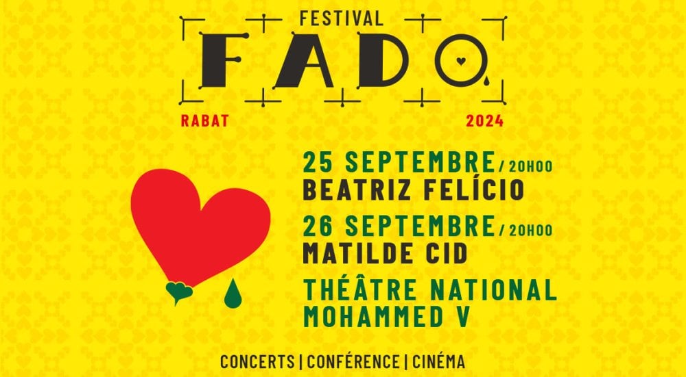 La 7ème édition du Fado Festival Maroc les 25 et 26 septembre au théâtre Mohammed V