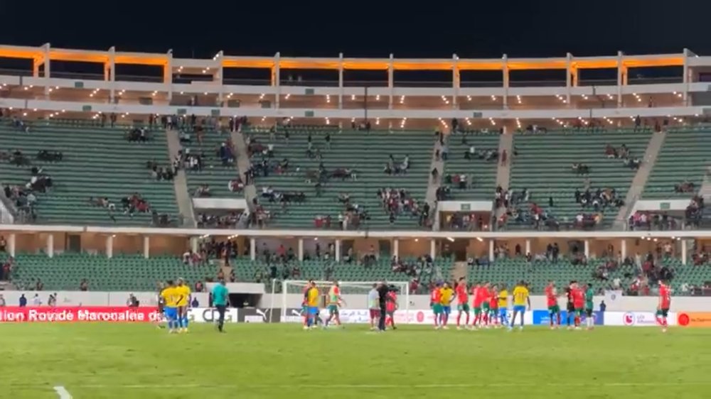 En direct : Les Lions de l'Atlas célèbrent leur victoire face au Gabon