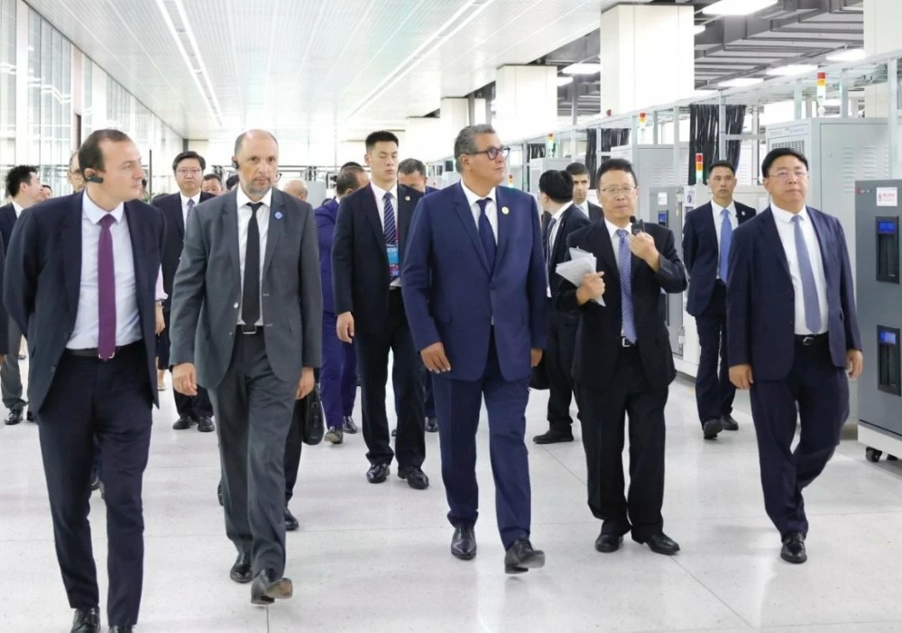 Gigafactory de Kénitra : Akhannouch visite l'usine Gotion High Tech à Hefei