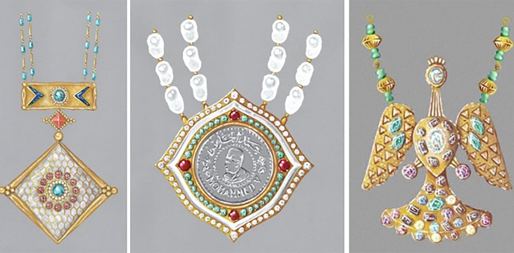 Années de la Culture du Qatar : Des bijoux marocains by Miryam Labiad