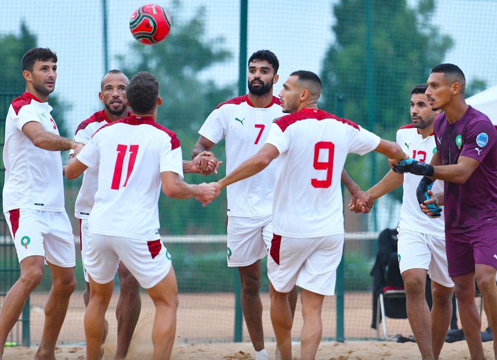 CAN 2024 de beach soccer : les Lions de l’Atlas mettent le cap sur l’Égypte