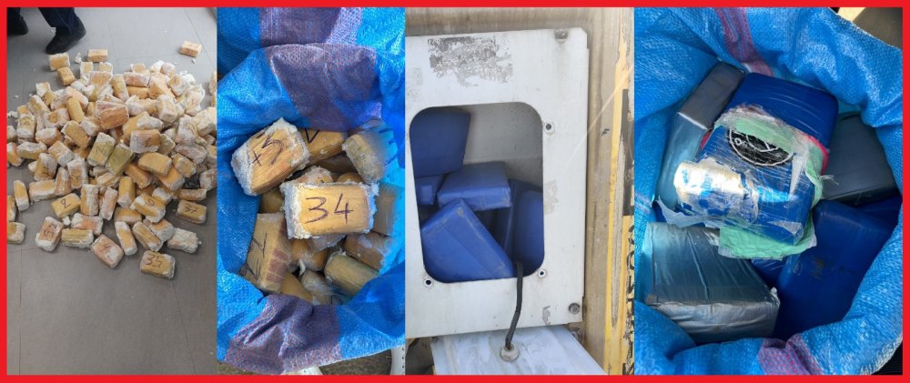 Plus de 72 kg de cocaïne saisis au port Tanger Med et au poste frontalier d'El Guergarat (source sécuritaire)