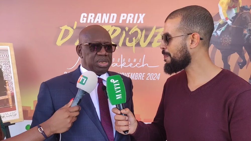 En direct. Grand prix d'Afrique des courses de chevaux : Déclaration du président de l'Association des Loteries Africaines, Dramane Coulibaly