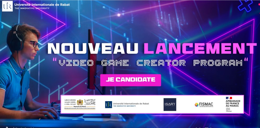 Ouverture des candidatures au programme de formation “Video Game Creator”