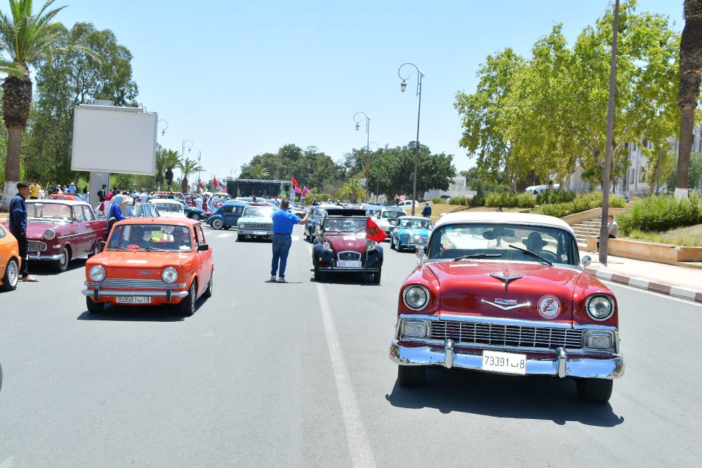 Coup d'envoi à Casablanca du rallye des voitures d’époque