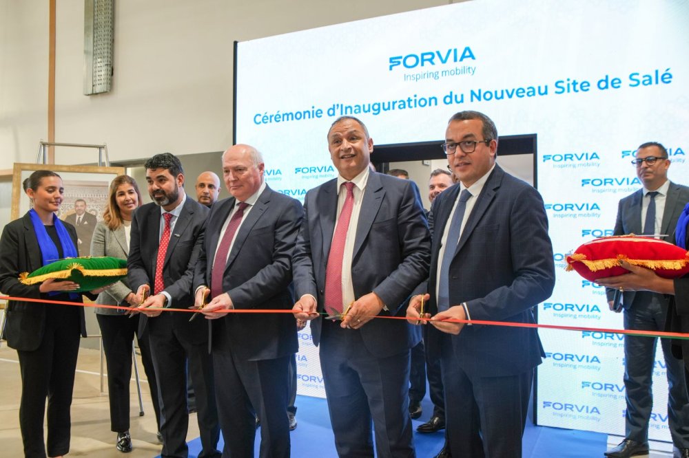 Industrie automobile : Forvia inaugure une nouvelle usine à Salé