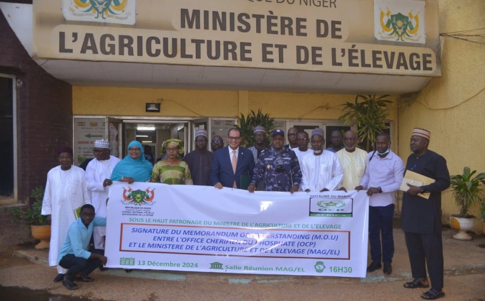 Transformation des chaines de valeur agricoles : accord historique entre OCP Africa, la Banque Mondiale et le Niger