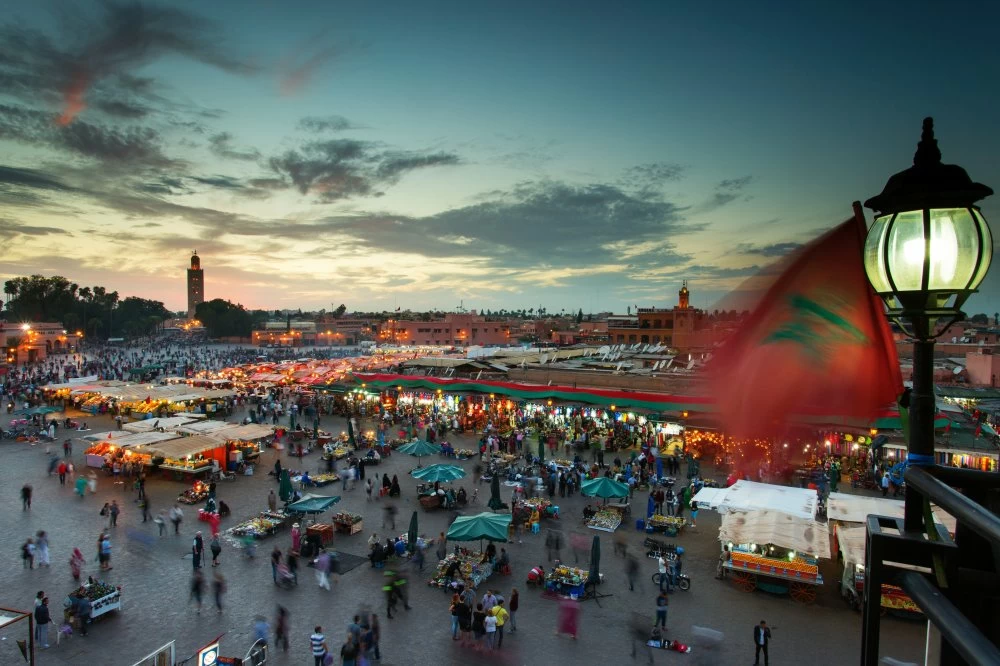 Place Jamaa El Fna à Marrakech