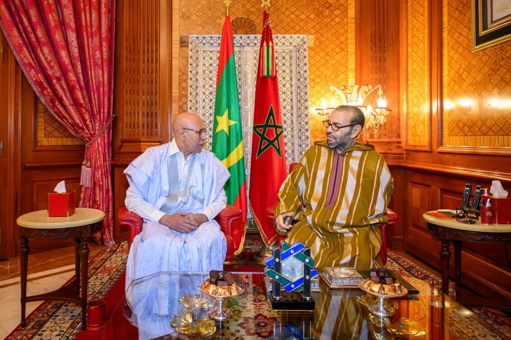 Sa Majesté le Roi reçoit le Président de la République Islamique de Mauritanie