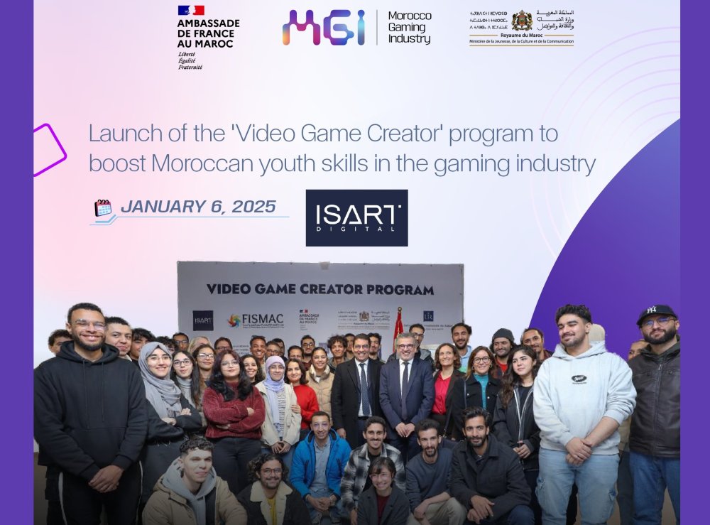 Video Game Creator, une formation pour révéler 40 talents marocains