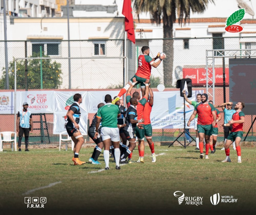 Africa Cup de Rugby à XV : les Lions de l’Atlas défient la Tunisie en finale du tournoi de repêchage B