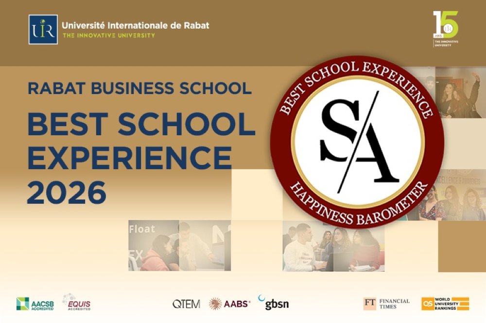 Rabat Business School désignée « Best School Experience 2026 » par ...