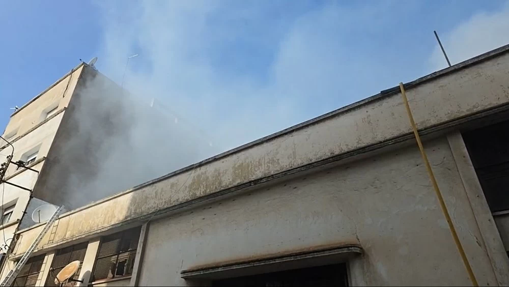 En direct : incendie à Derb Omar à Casablanca