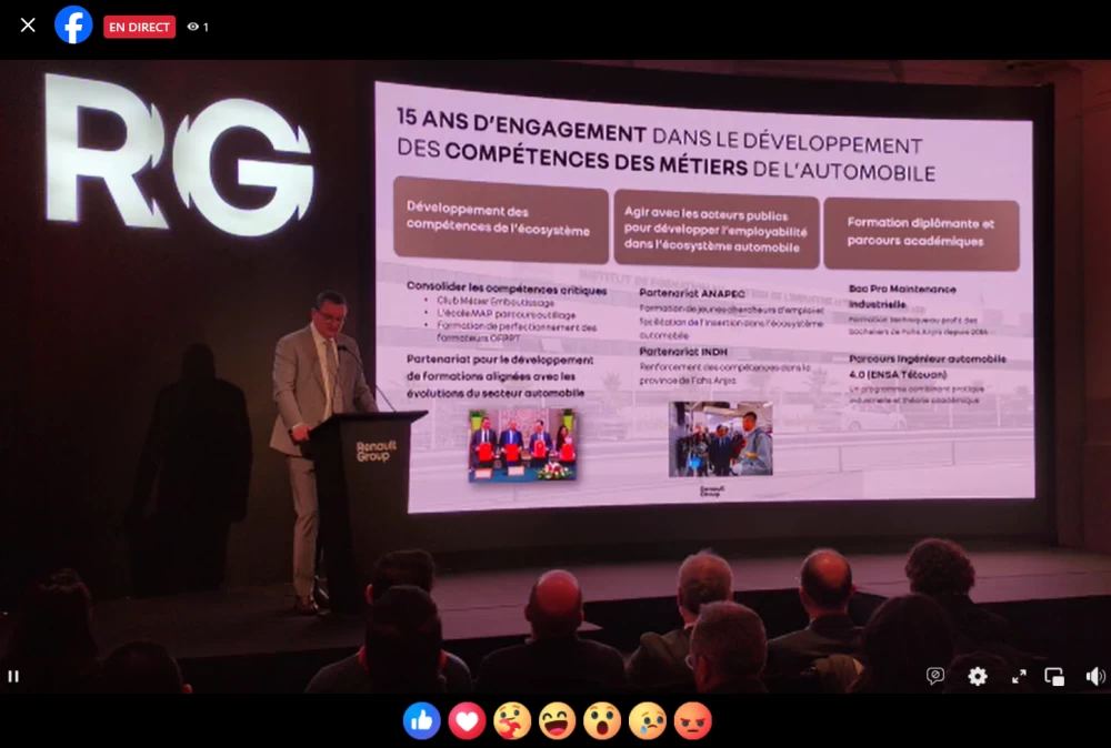 En direct : Renault Group Maroc présente son bilan annuel 2025