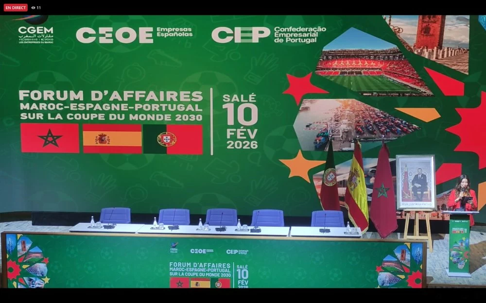 En direct. Mondial 2030 : Coup d’envoi du Forum d’affaires Maroc-Espagne-Portugal