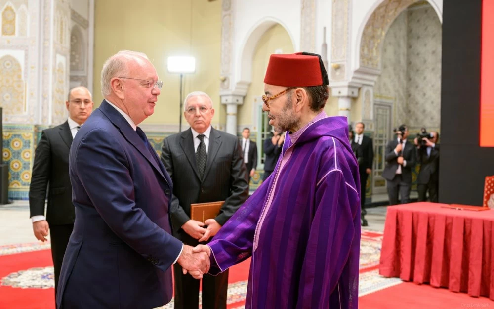 S.M. le Roi préside la cérémonie de présentation et de lancement du projet de réalisation à Nouaceur d’une usine de production des trains d’atterrissage du groupe Safran