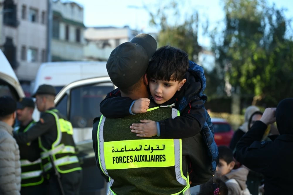Opération de retour des habitants de Ksar El Kébir. Ph. Saouri 