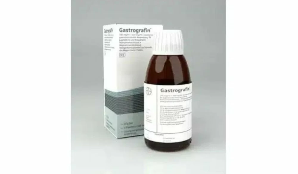 Utilisé en imagerie médicale, le Gastrografin 370 mg permet de visualiser l’œsophage, l’estomac et les intestins lors d’examens radiologiques.