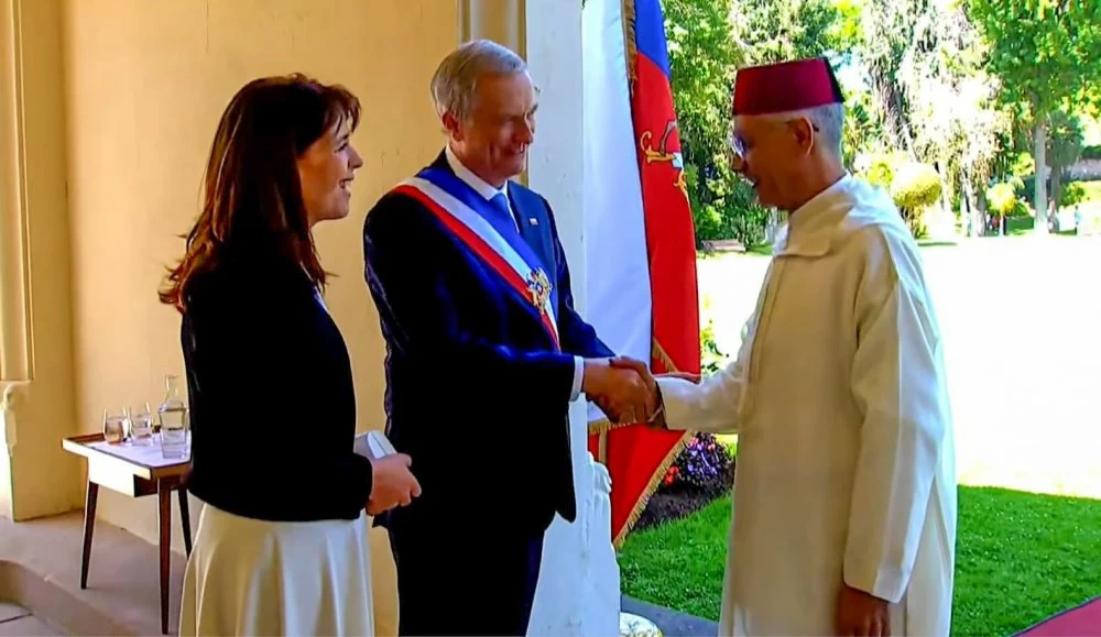 Rachid Talbi El Alami représente S.M. le Roi à la cérémonie d'investiture du nouveau président chilien