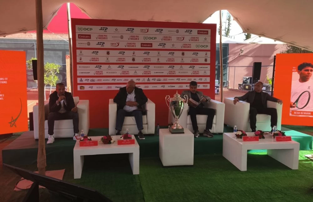 La conférence de présentation du GP Hassan II s'est tenue mardi au Royal Tennis Club de Marrakech.