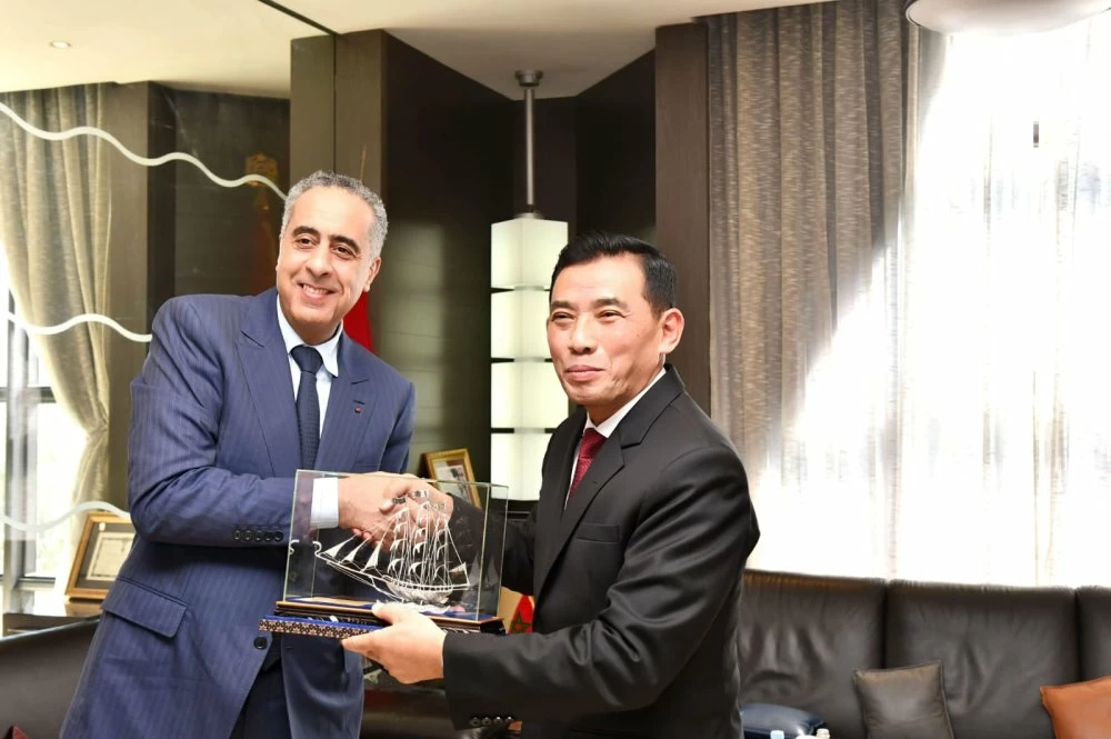 Hammouchi reçoit l'Inspecteur général de la Police de la République du Libéria