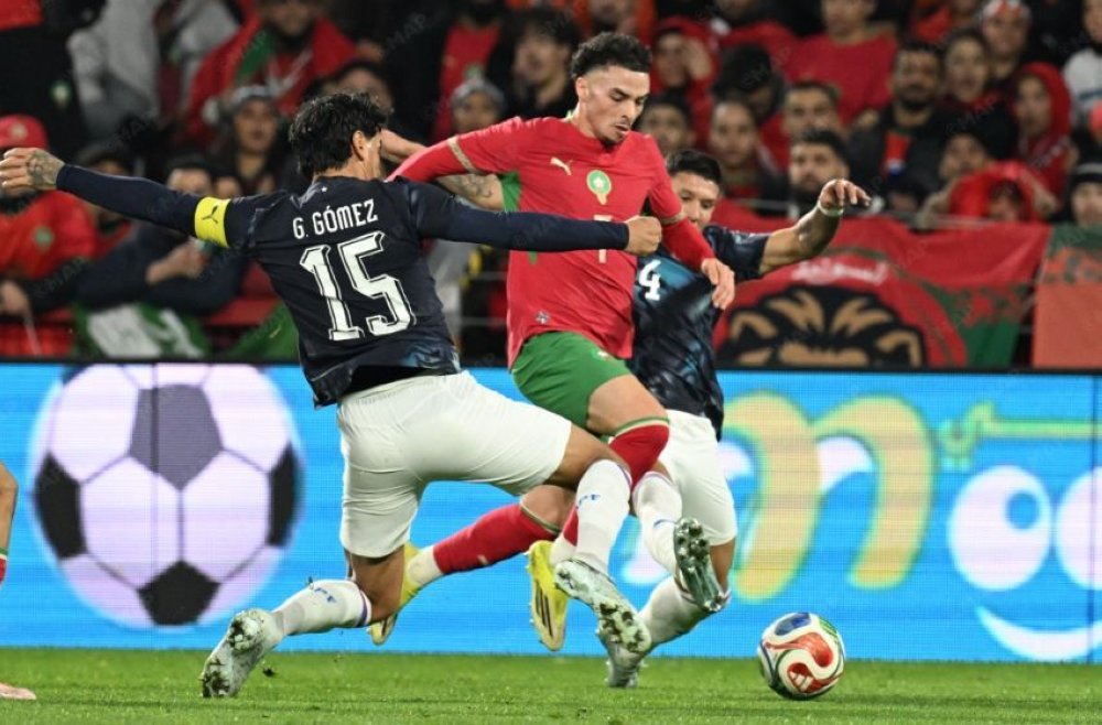 مباراة المغرب وباراغواي تنتهي بفوز المغرب 2-1