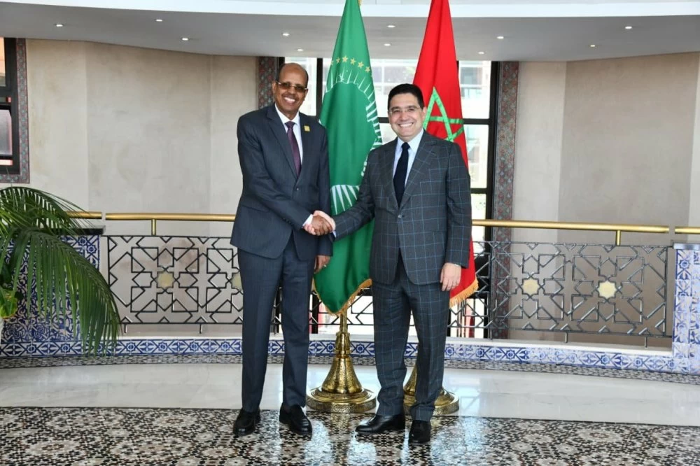Bourita s’entretient à Rabat avec le Président de la Commission de l’Union Africaine, Mahmoud Ali Youssouf