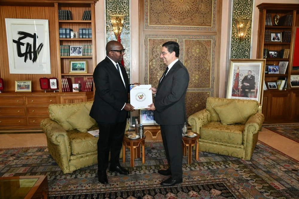 Bourita reçoit un émissaire du Président de la RD du Congo, porteur d'un message à S.M. le Roi