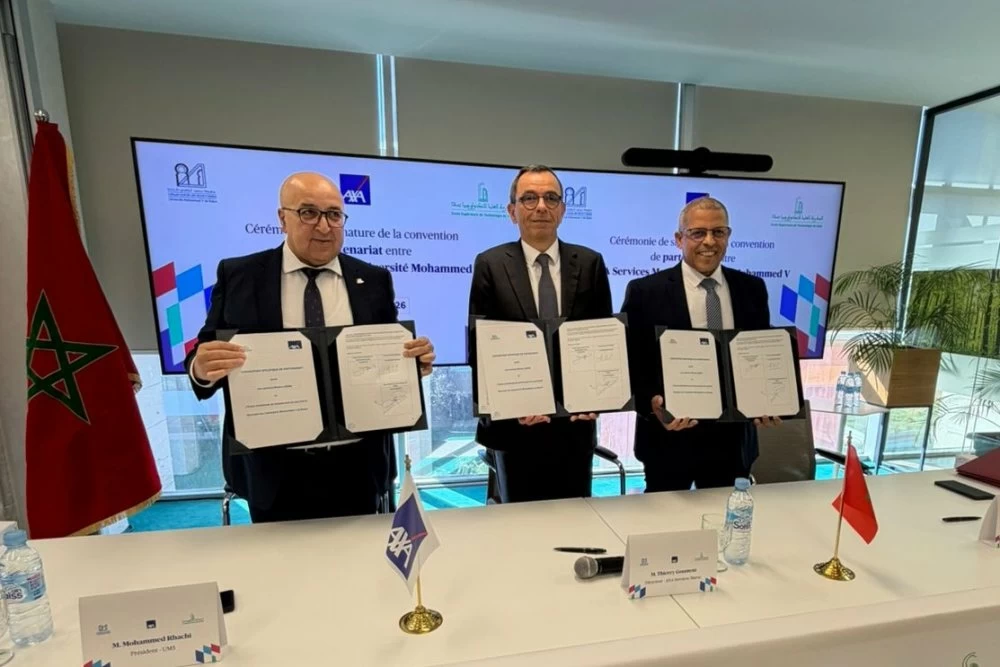 AXA Services Maroc mise sur la formation et l’alternance avec l’UM5 et l’EST Salé