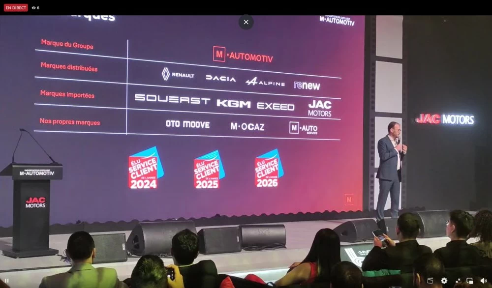 En direct : lancement officiel de la marque JAC Motors au Maroc, par M-Automotiv
