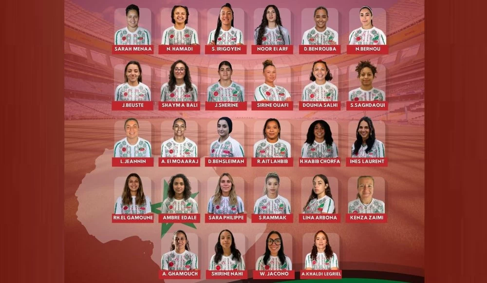 Les joueuses choisies pour disputer la CAN féminine de rugby à XV.