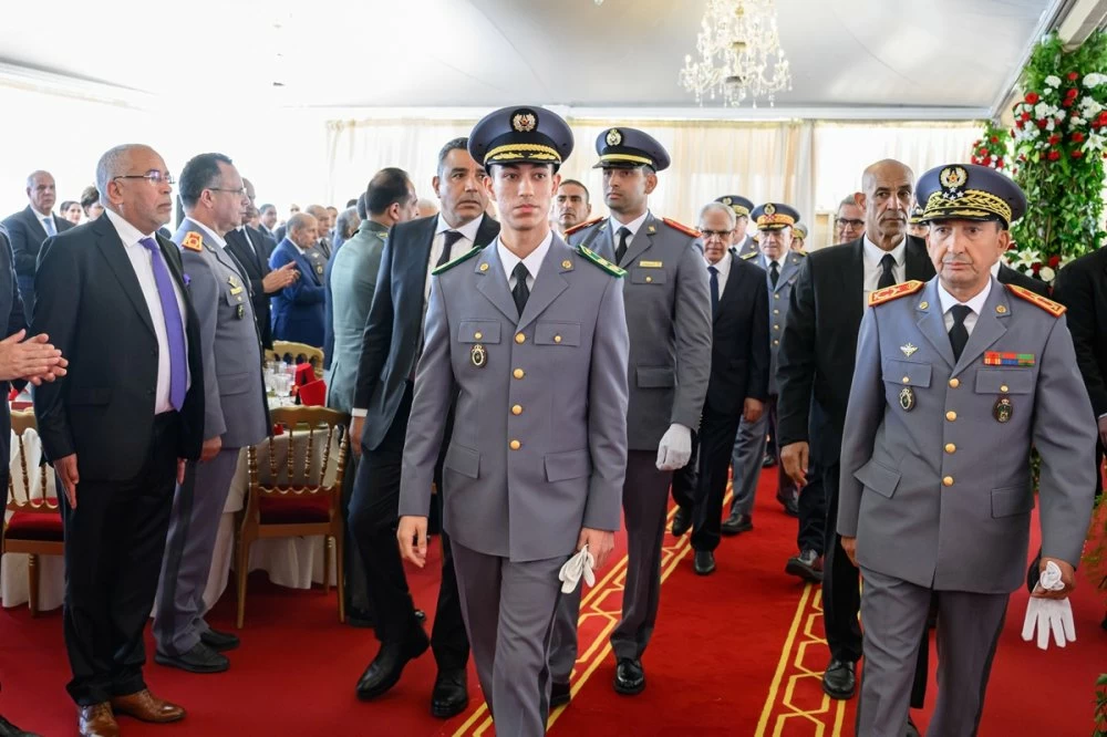 S.A.R. le Prince Héritier Moulay El Hassan préside le déjeuner offert par S.M. le Roi à l'occasion du 70e anniversaire des FAR