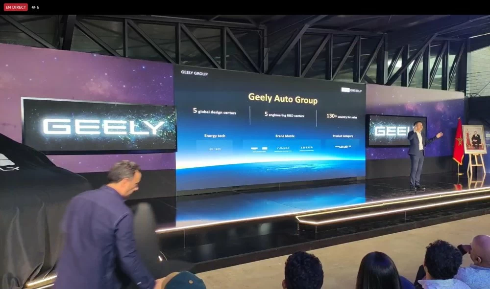 En direct : présentation officielle de la nouvelle ligne de produits Galaxy de Geely au Maroc