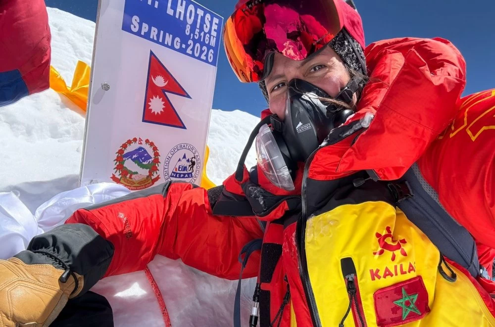 Nawal Sfendla, première Marocaine à réussir le défi Everest-Lhotse « One Push »