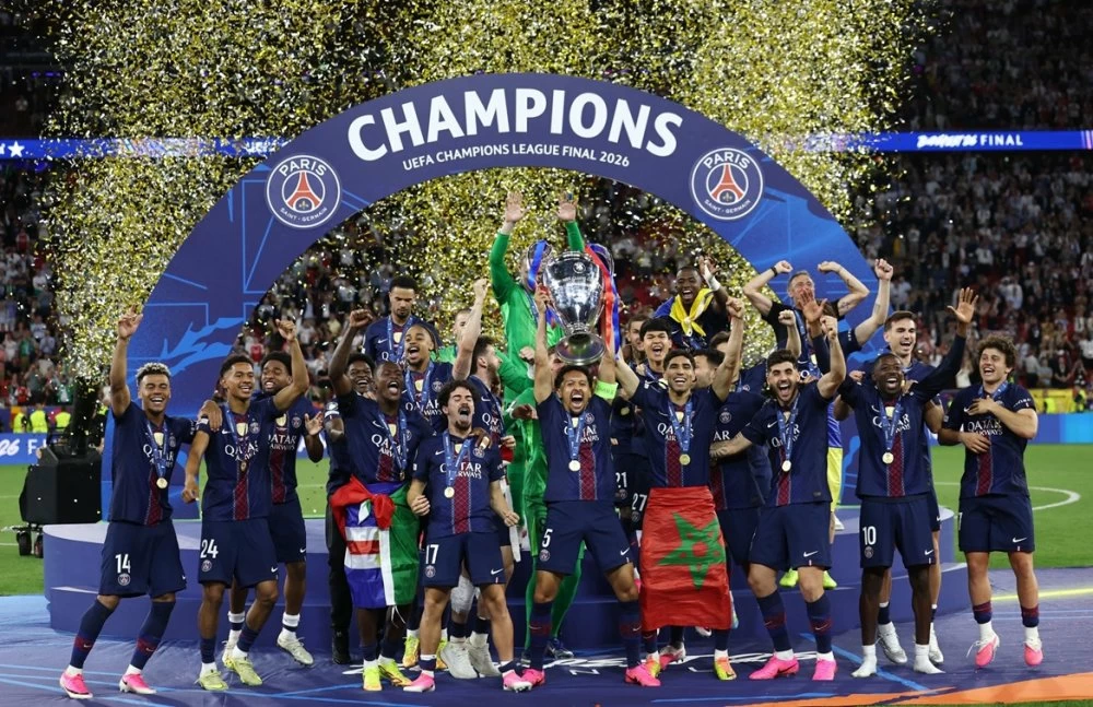 Le Paris Saint-Germain sacré champion d'Europe pour la 2e fois consécutive