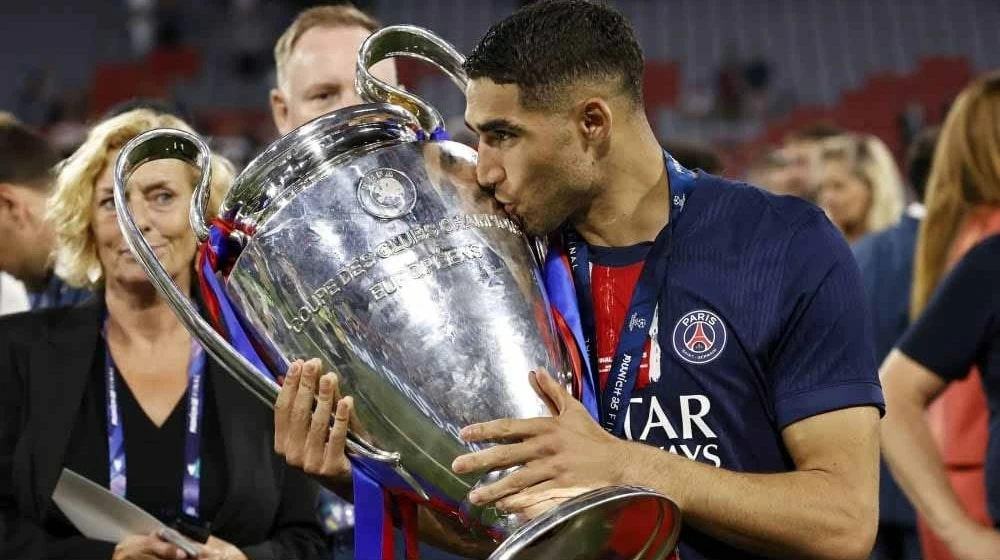 Achraf Hakimi écarté du onze type de la Ligue des champions
