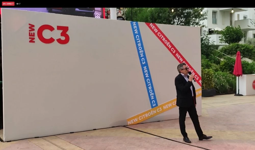 En direct du lancement officiel de la nouvelle Citroën C3 au Maroc