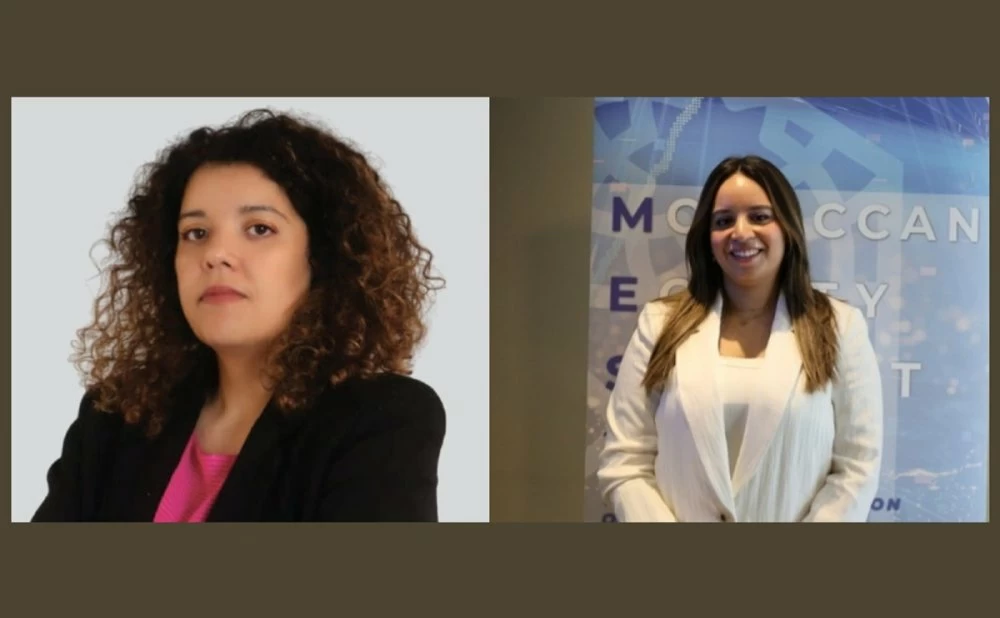 De gauche à droite: Dounia Filali, Directrice Equity chez BMCE Capital Global Research (BKGR), et Khadija El Moussily, Head of Equity Research chez BKGR.