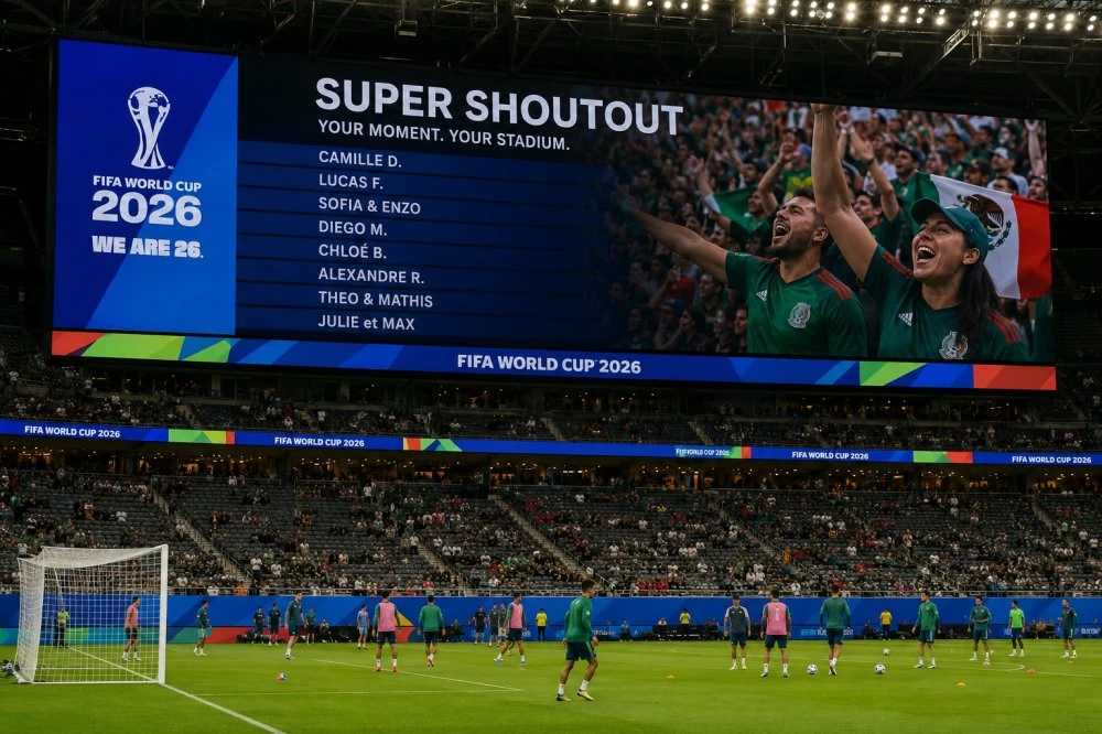 Mondial 2026 : il faudra débourser 79 $ pour voir son nom sur les écrans géants des stades