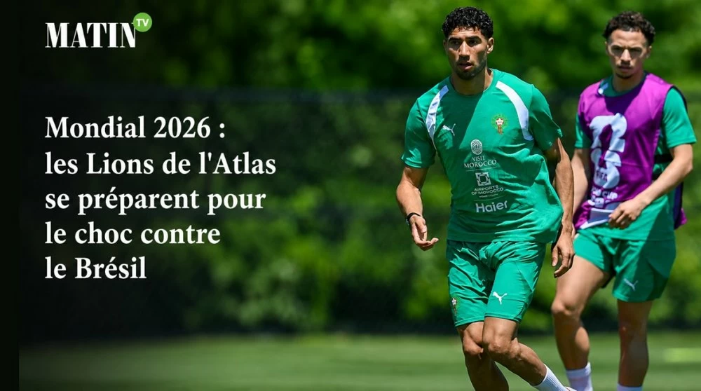 Mondial 2026 : les Lions de l'Atlas se préparent pour le choc contre le Brésil
