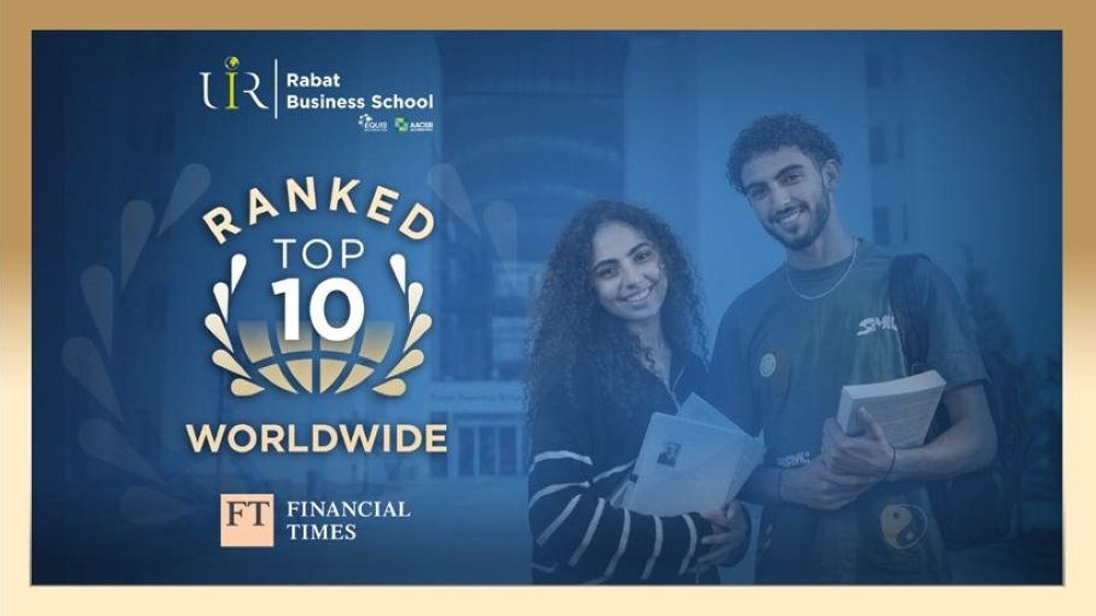 Rabat Business School reaches 10th place in the Financial Times ranking